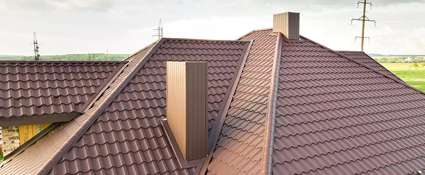 Residential Chimney Flashing Restoration in Marblehead, MA