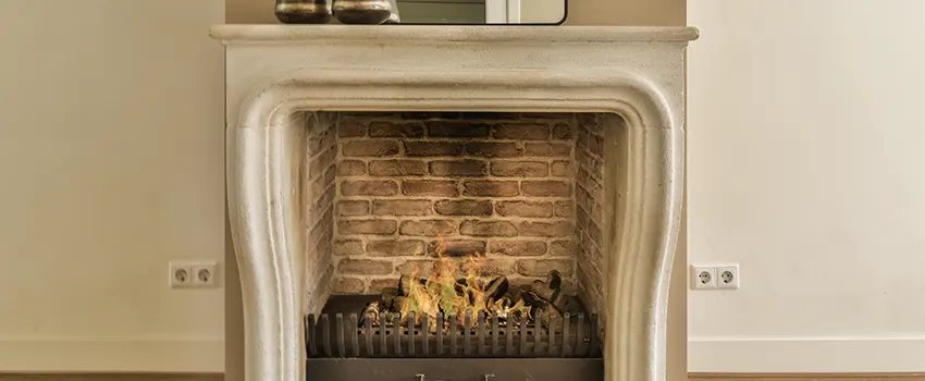 Vintage-style Fireplace Redesign in Marblehead, Massachusetts