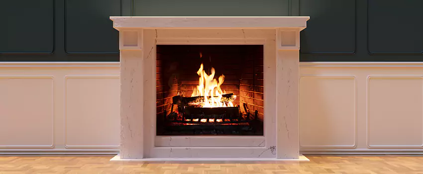 Open Flame Wood-Burning Fireplace Installation Services in Marblehead, Massachusetts