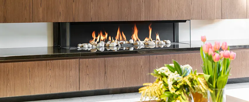 Double-height Fireplace Design Refurbishment in Marblehead, Massachusetts