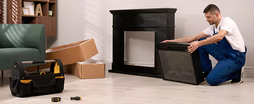 Old Rusted Metal Fireplace Repair And Replacement in Marblehead, MA